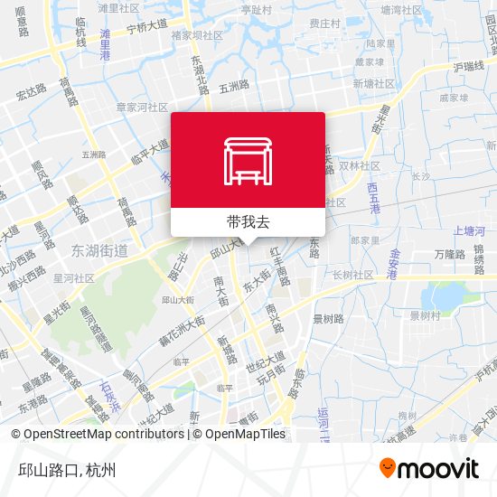 邱山路口地图