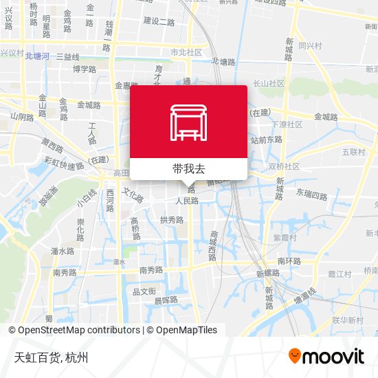 天虹百货地图