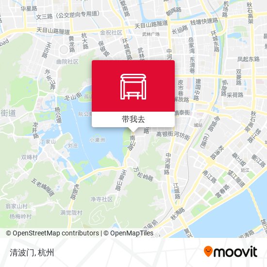 清波门地图