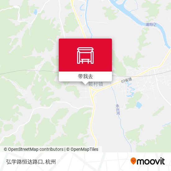 弘学路恒达路口地图