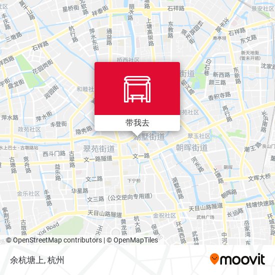余杭塘上地图