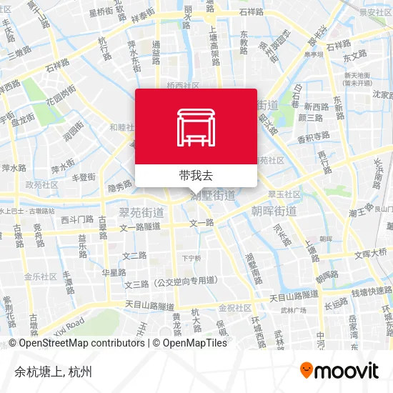 余杭塘上地图