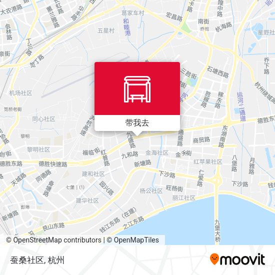 蚕桑社区地图