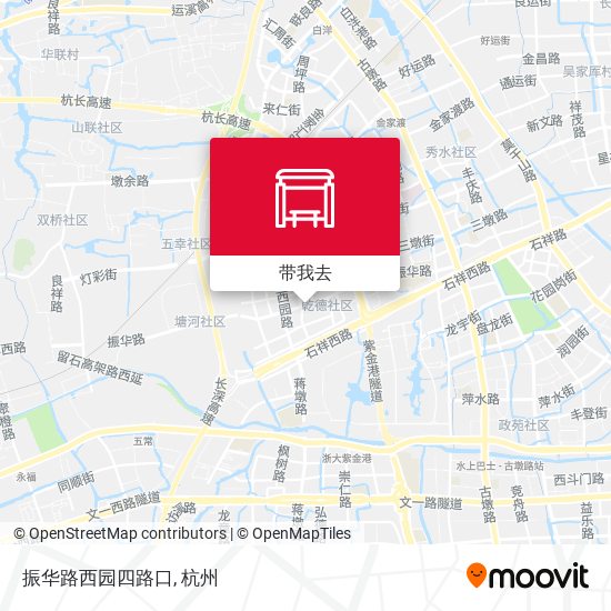 振华路西园四路口地图