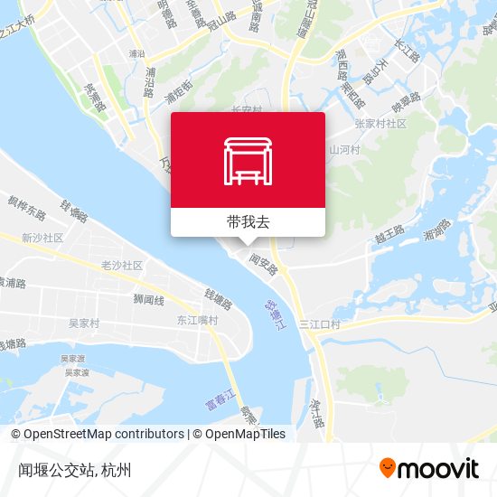 闻堰公交站地图