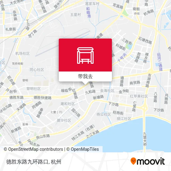 德胜东路九环路口地图