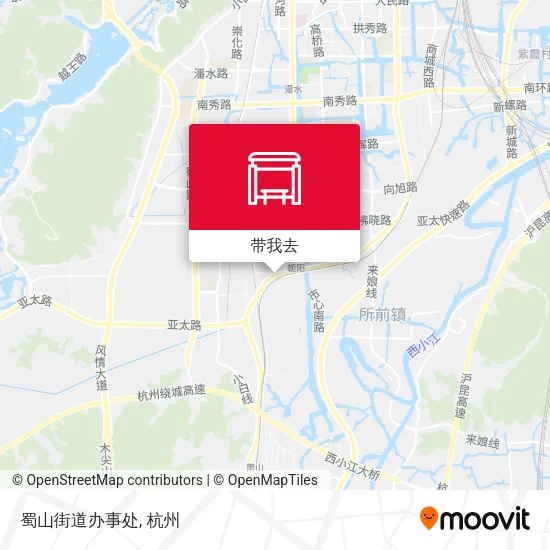 蜀山街道办事处地图