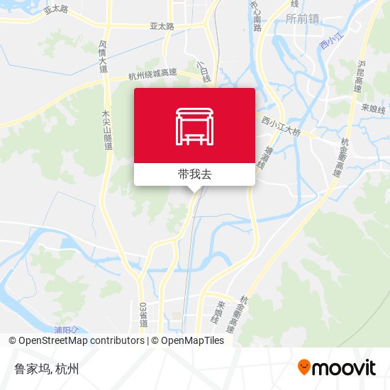 鲁家坞地图