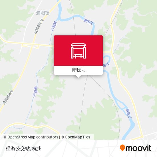 径游公交站地图