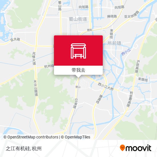 之江有机硅地图