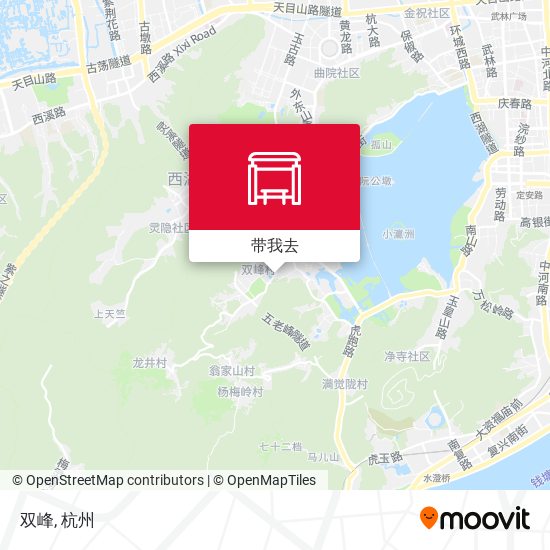 双峰地图