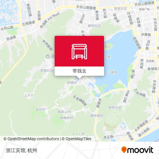 浙江宾馆地图