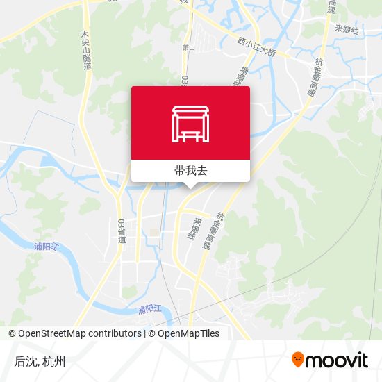 后沈地图