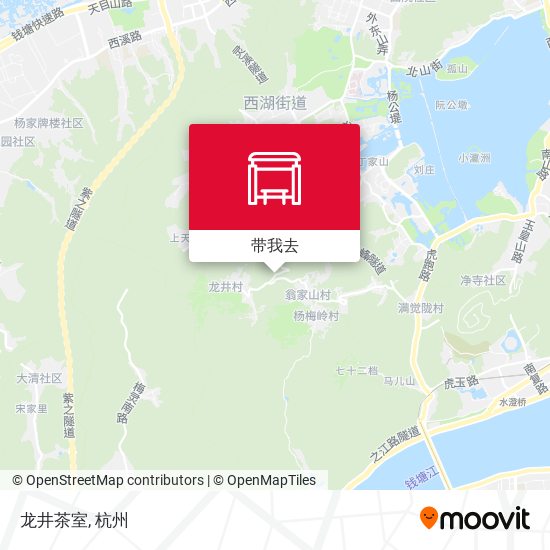 龙井茶室地图