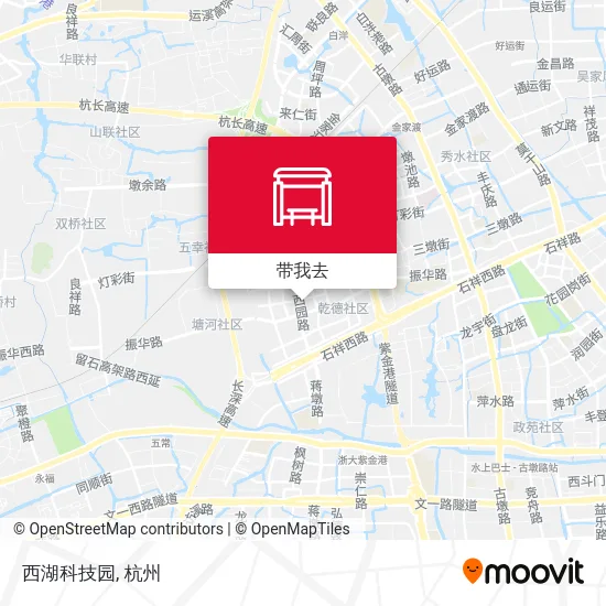 西湖科技园地图