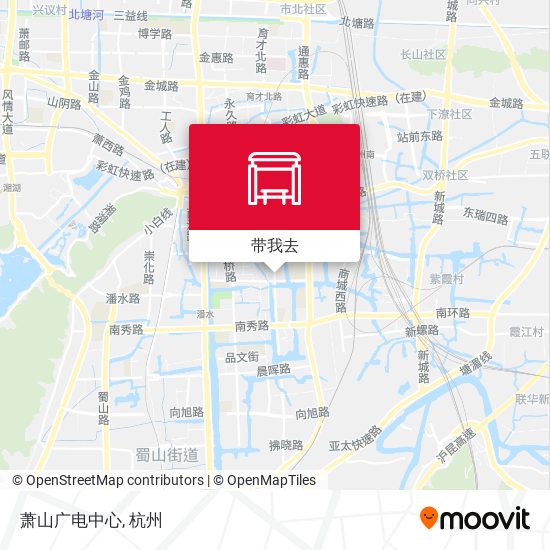 萧山广电中心地图