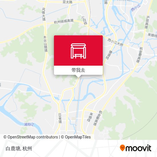 白鹿塘地图