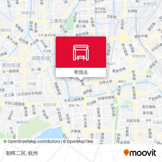 朝晖二区地图