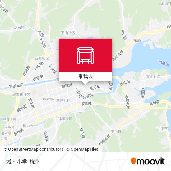 城南小学地图