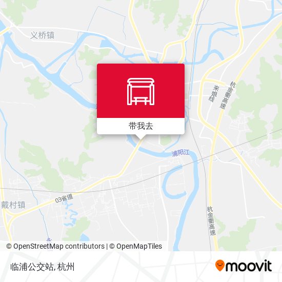 临浦公交站地图