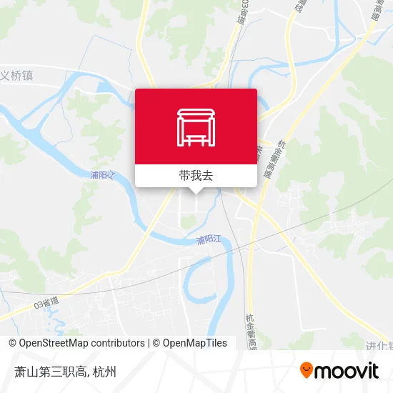 萧山第三职高地图