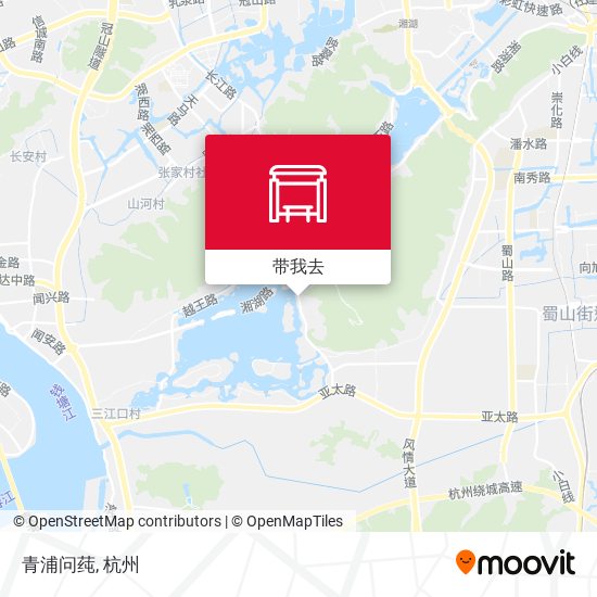 青浦问莼地图
