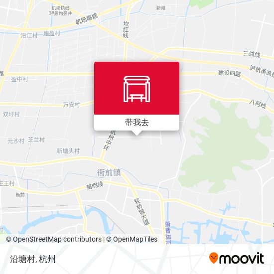 沿塘村地图