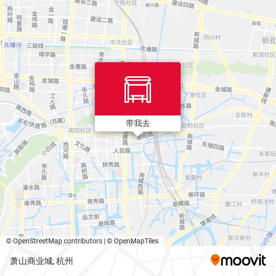 萧山商业城地图