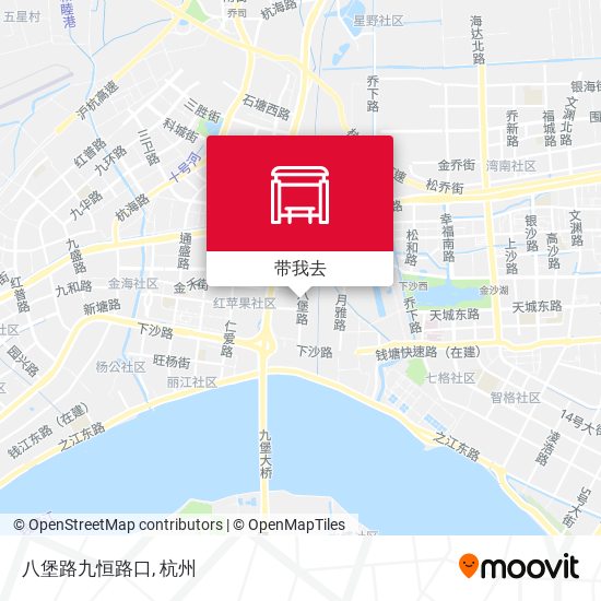 八堡路九恒路口地图