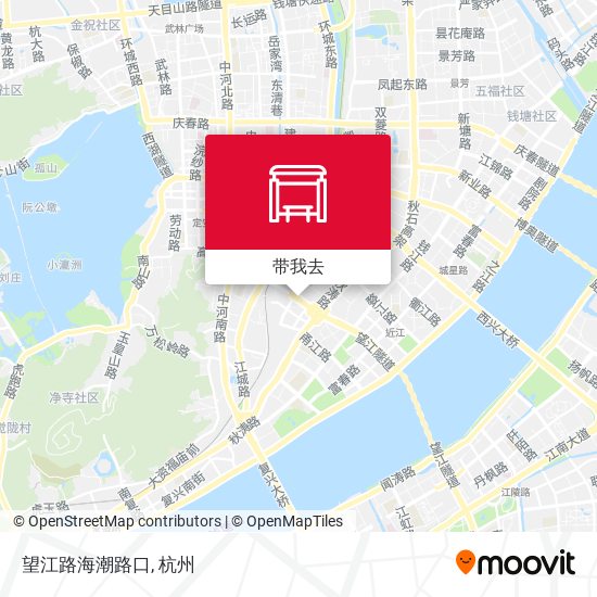望江路海潮路口地图