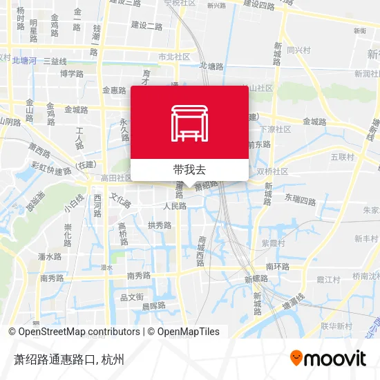 萧绍路通惠路口地图