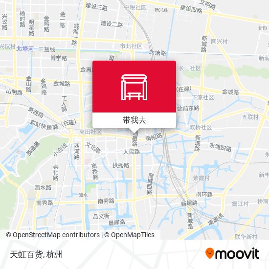 天虹百货地图