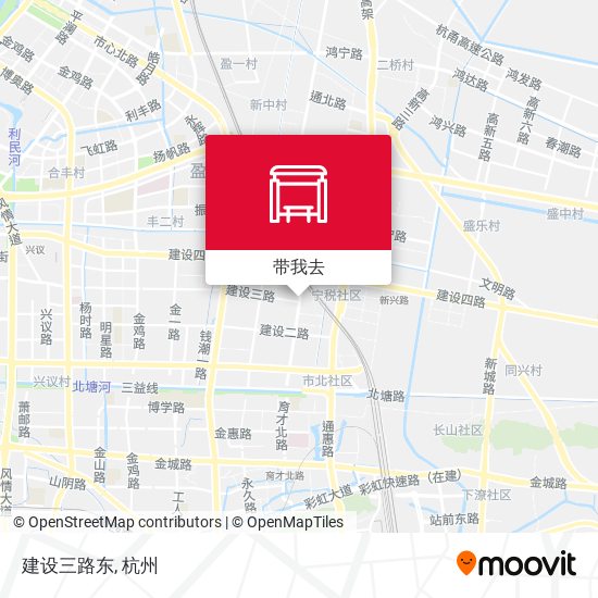 建设三路东地图