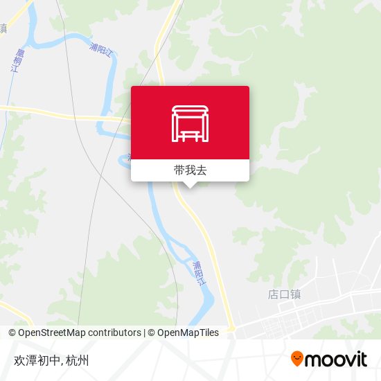 欢潭初中地图