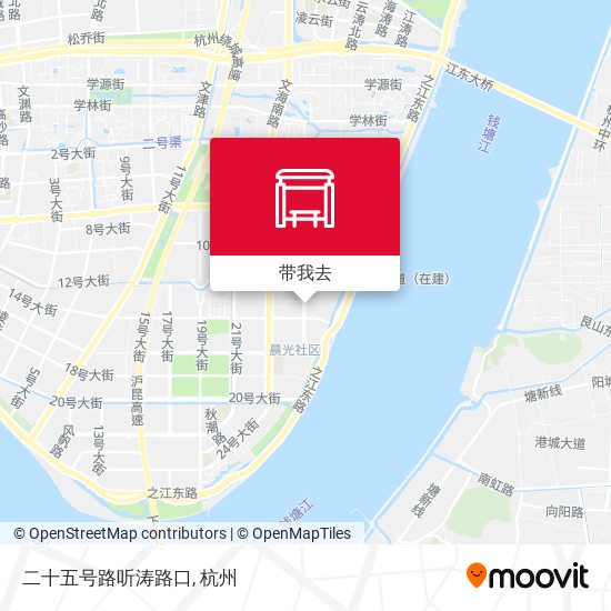 二十五号路听涛路口地图