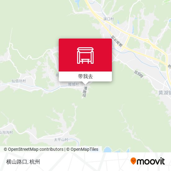 横山路口地图