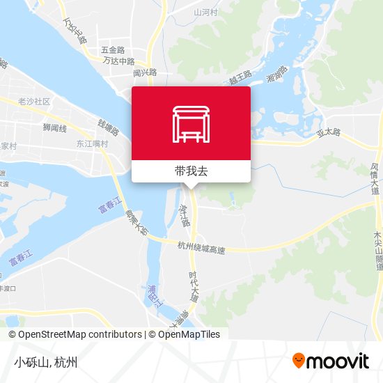 小砾山地图