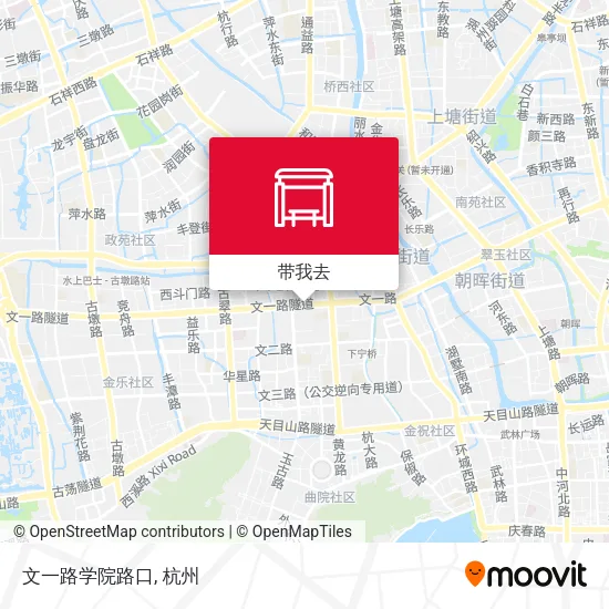 文一路学院路口地图