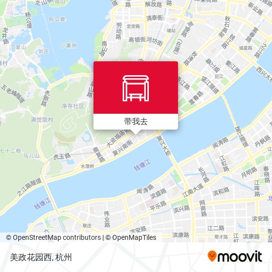 美政花园西地图