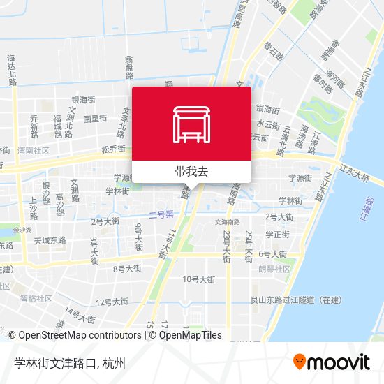 学林街文津路口地图