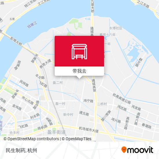 民生制药地图