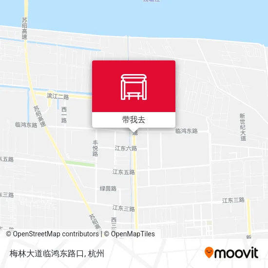 梅林大道临鸿东路口地图