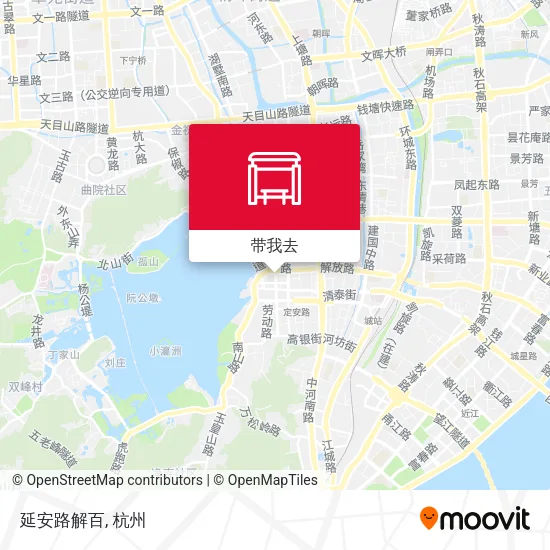 延安路解百地图