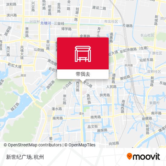 新世纪广场地图