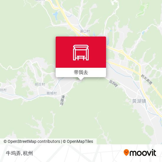 牛坞弄地图