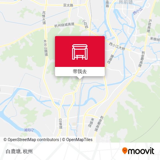白鹿塘地图