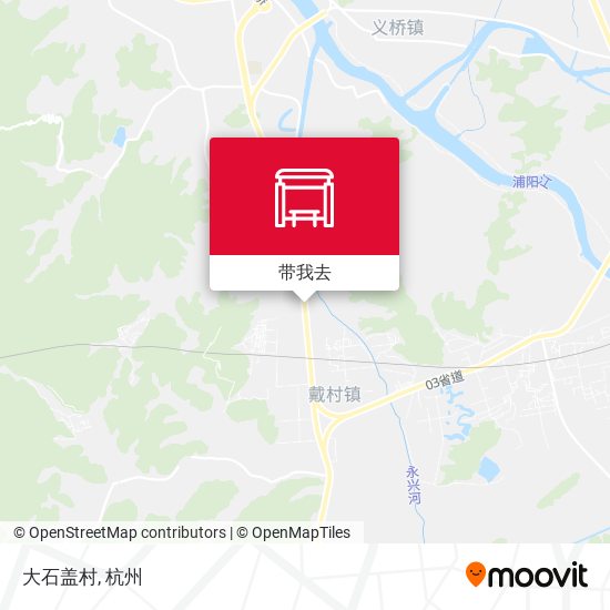 大石盖村地图