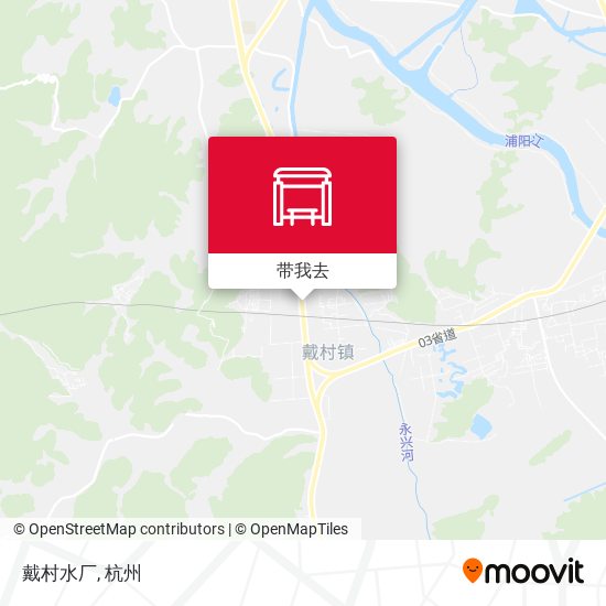 戴村水厂地图