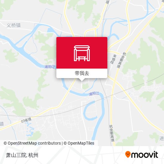 萧山三院地图