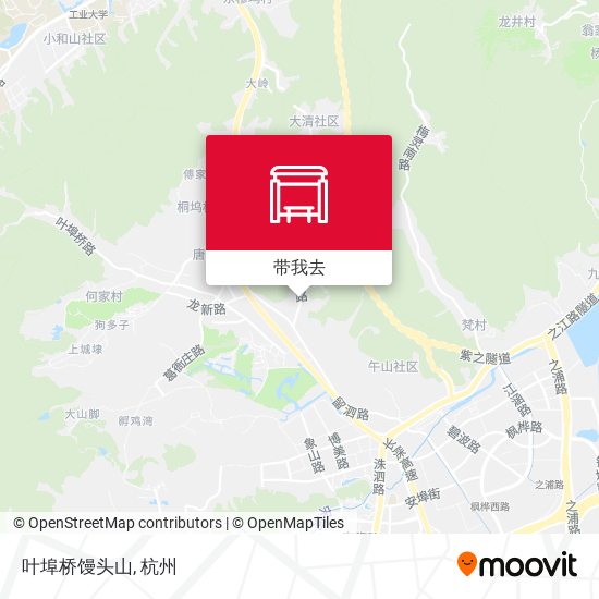 叶埠桥馒头山地图